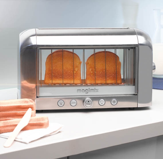 Soldes 135€ ! MAGIMIX Toaster Vision 11526, grille pain transparent à 250€