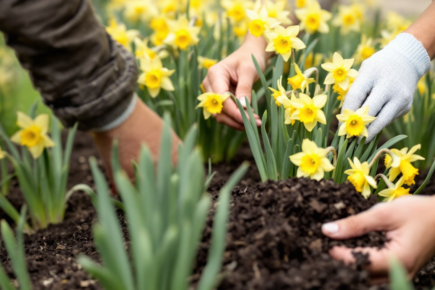 Découvrez le geste simple qui métamorphose votre massif de jonquilles !